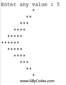 Arrow-star-pattern-program-in-c-programming