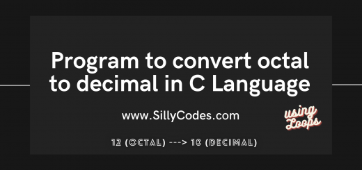 program-to-convert-octal-to-decimal-in-c-language
