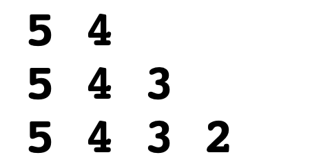 Decreasing-number-pattern-in-c-language
