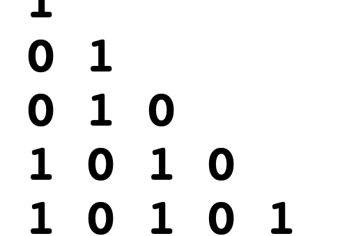 0-1-number-pattern-in-c-language