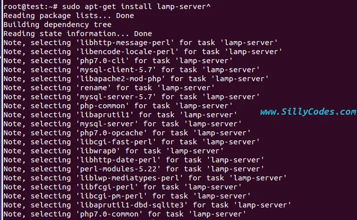 Installing LAMP server in Ubuntu 14.04 and 16.04