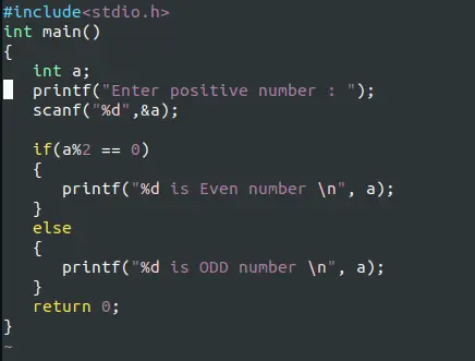 example of if statement in c programming