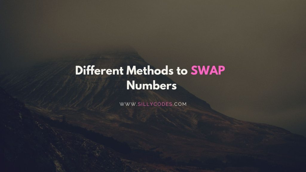 Differnt-methods-swap-numbers-program