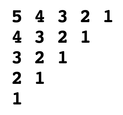Number-pattern-3-in-c-language