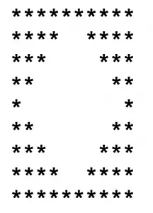 Pattern-11-Shallow-Rhombus-star-pattern-in-c-language