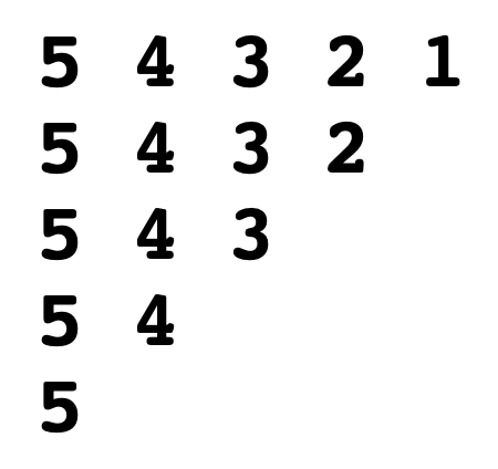 Number-Pattern-C-Language-program