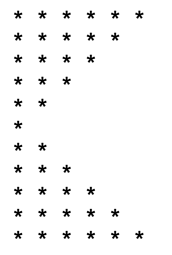 K-star-pattern-program-using-c-language