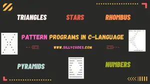 Come Together - The Collection of all Pattern Programs in C - SillyCodes