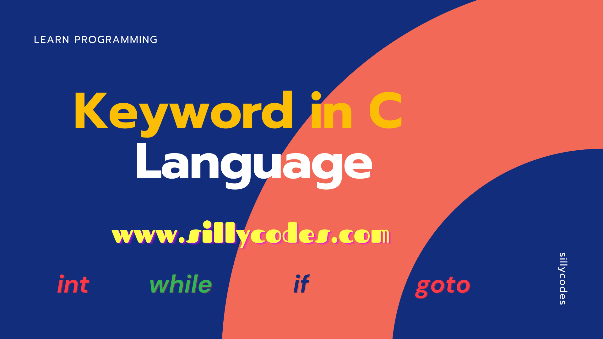 Keywords In C Language Reserved Words In C Language Sillycodes