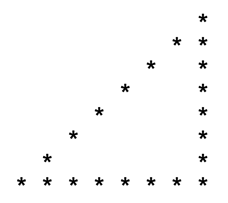 hallow-right-angle-triangle-star-pattern-in-c