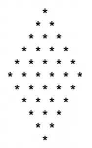 Rhombus-pattern-program-in-c