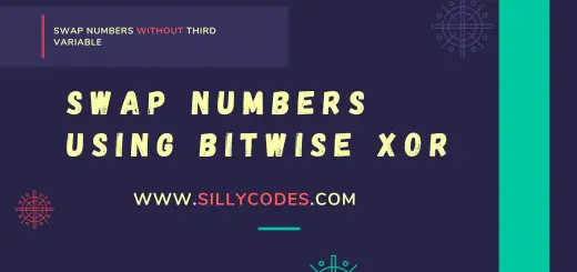 swap-numbers-without-third-number-using-bitwise-xor-operator