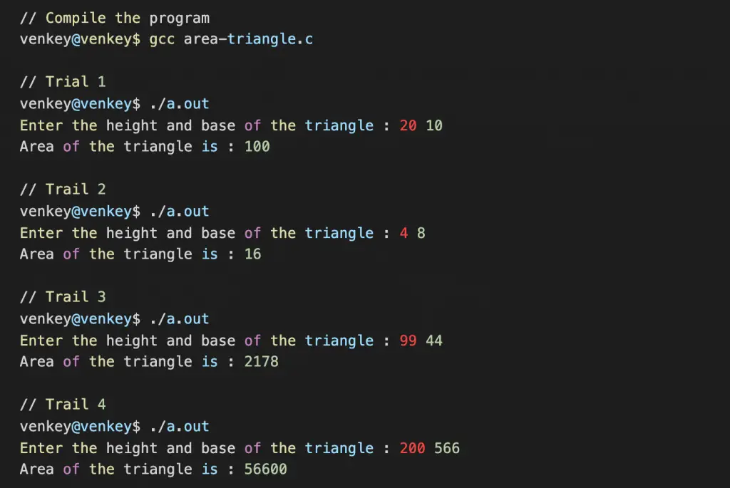 Area-of-Traingle-Program-in-C-Language-with-algorithm