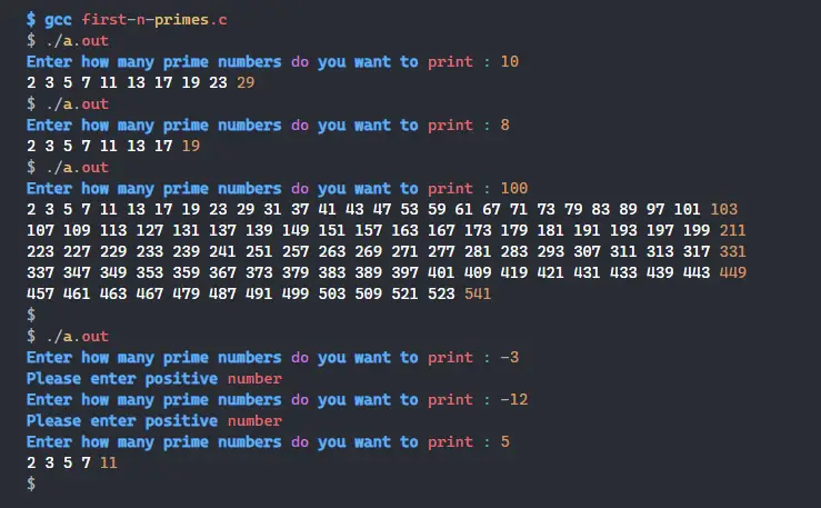 program-to-find-first-n-prime-numbers-in-C