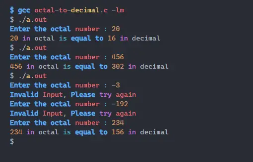 convert-octal-number-to-decimal-number-in-c-language