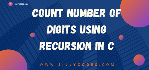 Count-number-of-digits-using-Recursion-in-C
