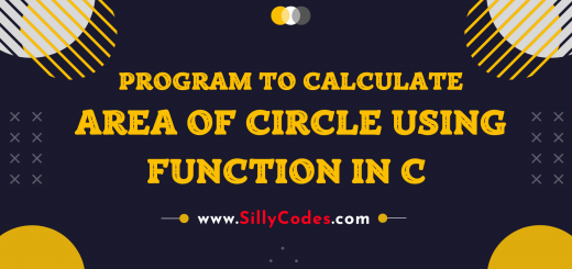 area-of-circle-using-function-in-c-programming-language