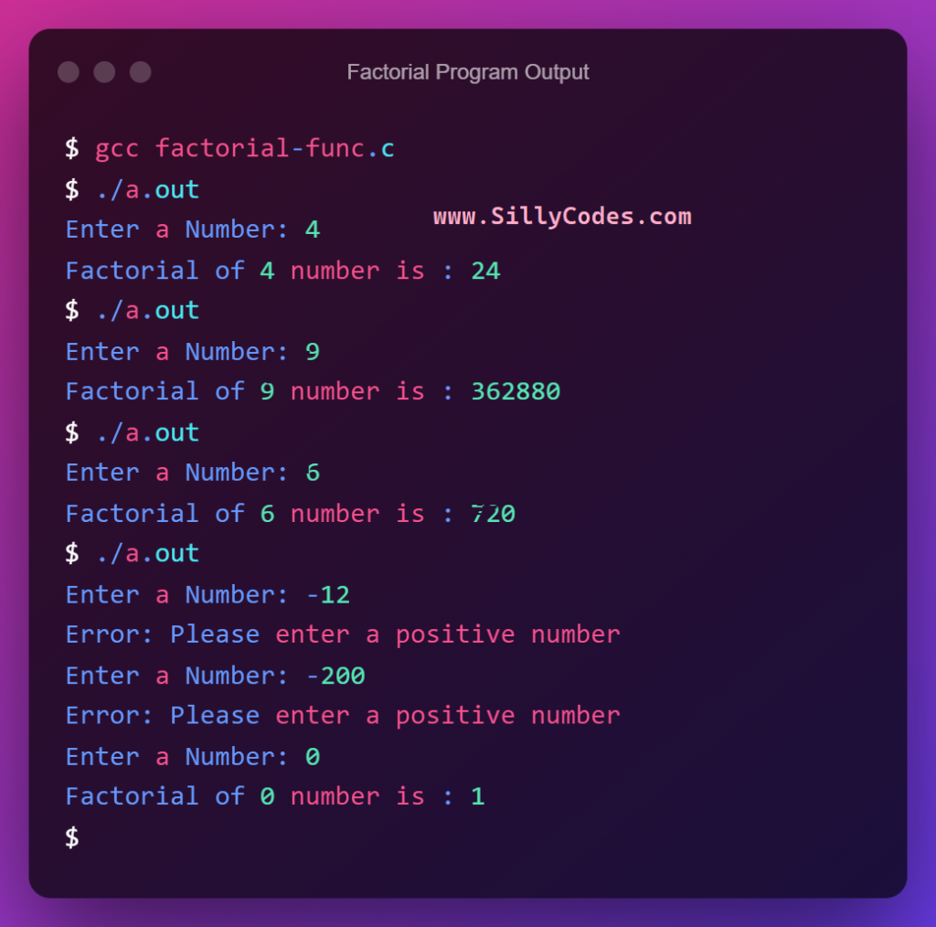 Factorial-program-in-C-using-function-output