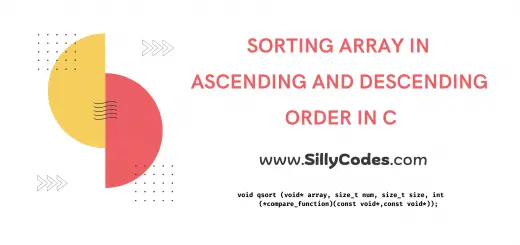 Array-Sorting-Ascending-and-Descending-in-C-Language