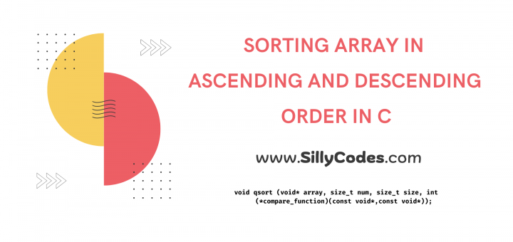 Array-Sorting-Ascending-and-Descending-in-C-Language