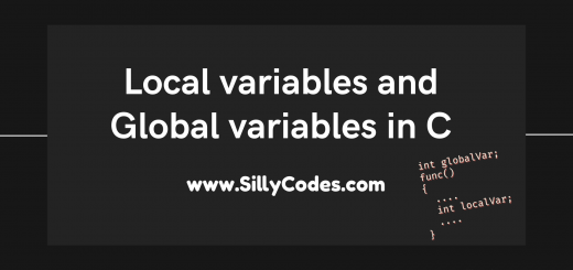 Local-variables-and-Global-variables-in-C-language