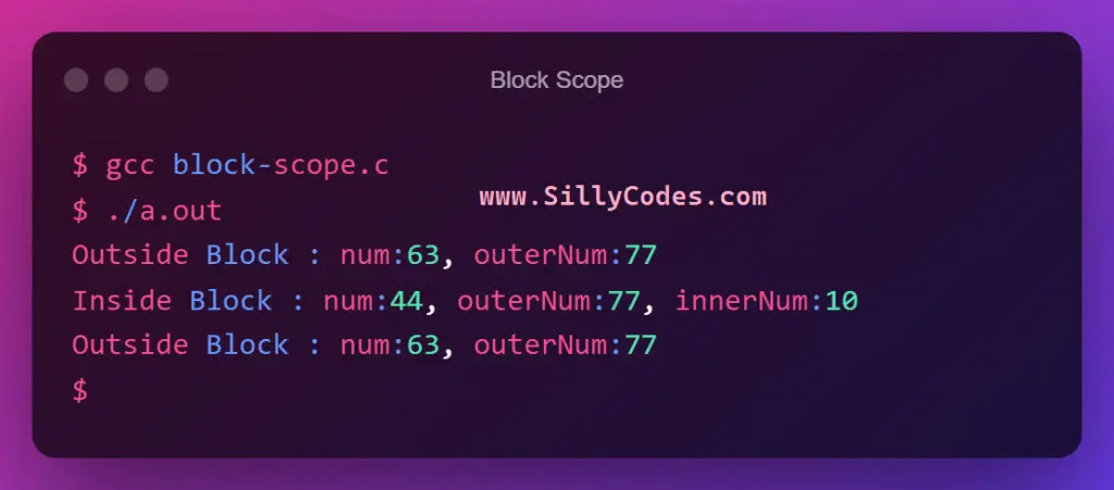 block-scope-in-c-language
