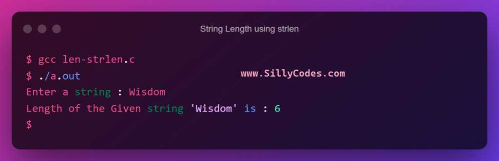 calculate-string-length-using-strlen-function