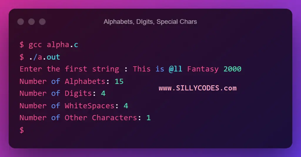 count-number-of-alphabets-digits-and-special-characters-in-string-in-c