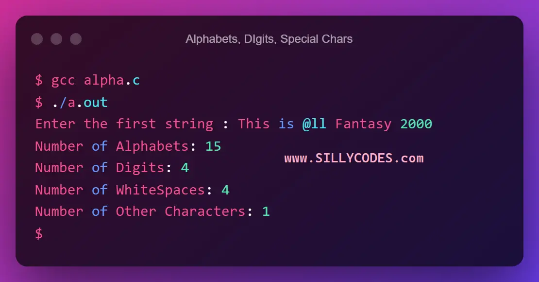 count-number-of-alphabets-digits-and-special-characters-in-string-in-c