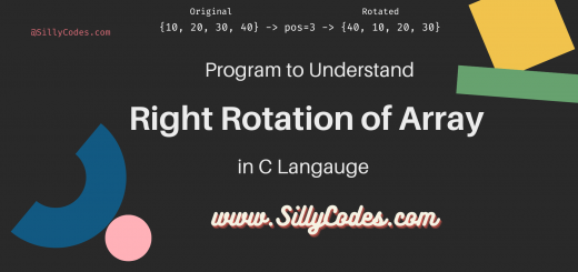 program-to-understand-right-rotation-of-array-in-c-language