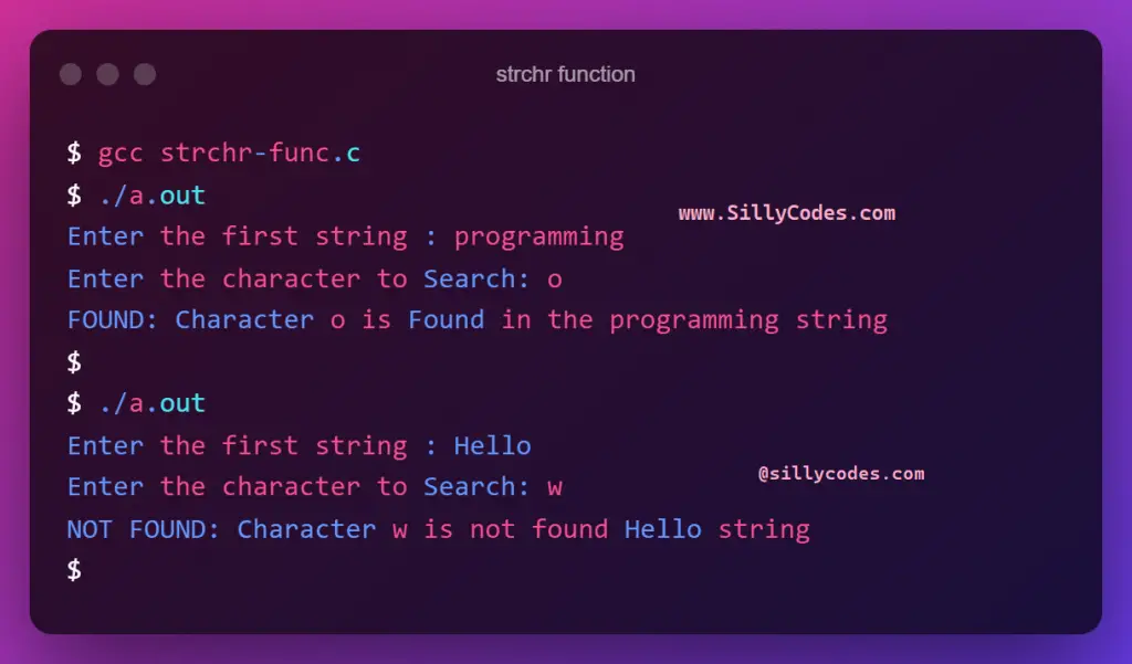 strchr-function-in-c-programming-example-programs
