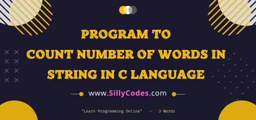 Program-to-Count-Number-of-Words-in-String-in-C-language