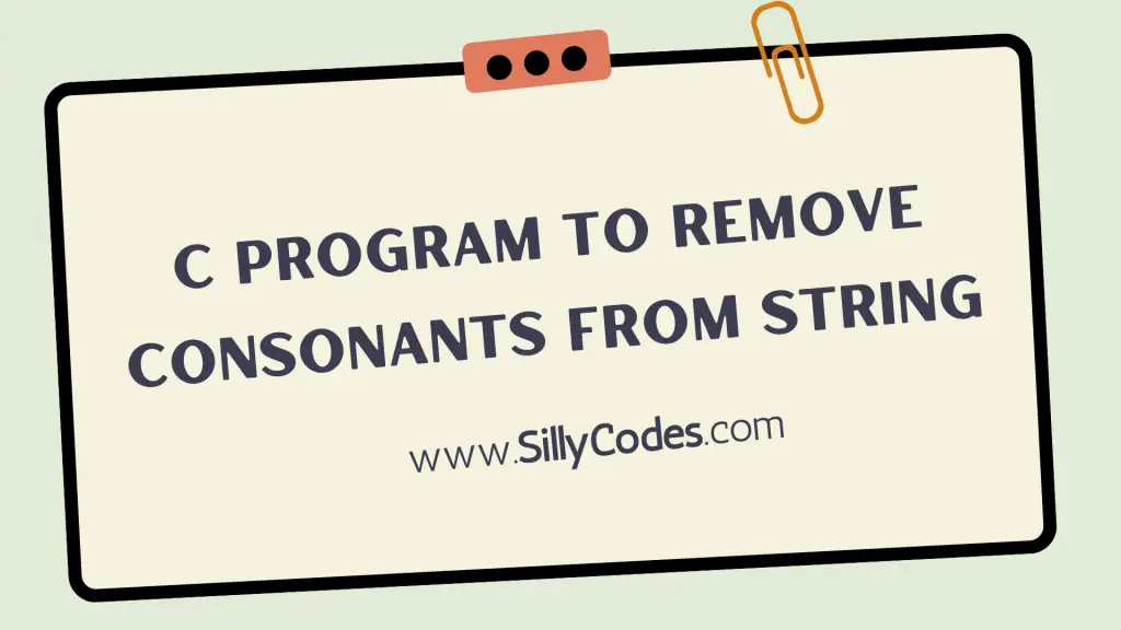 Program-to-Remove-Consonants-from-String-in-C
