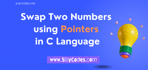 Swap-Two-Numbers-using-Pointers-in-C-Language