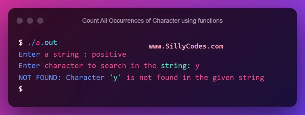 count-all-occurrences-of-a-character-in-string-using-user-defined-functions