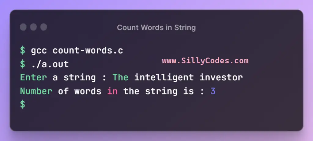 count-number-of-words-in-string-using-loops-program-output-