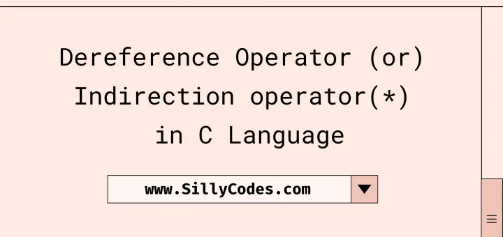 dereference-operator-in-c-or-indirection-operator-with-program