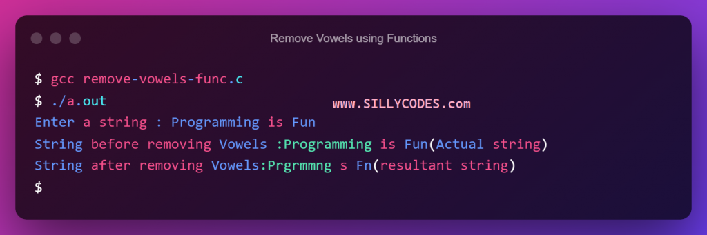 program-to-remove-vowels-from-a-string-using-functions