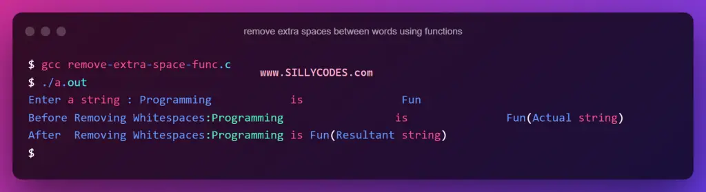 trim-extra-spaces-between-words-using-functions