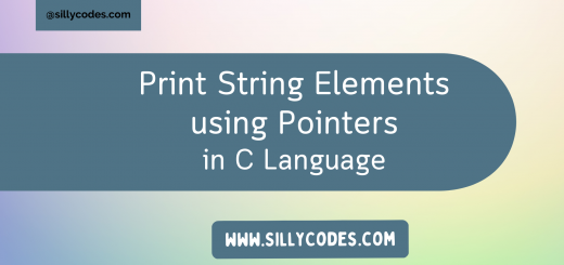 Print-String-Elements-using-Pointers-in-C-Language