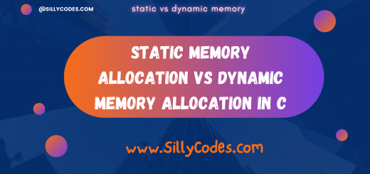 Static-memory-allocation-vs-Dynamic-memory-allocation-in-C-language