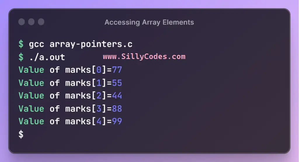 accessing-array-elements-using-pointers-in-c-programming-language