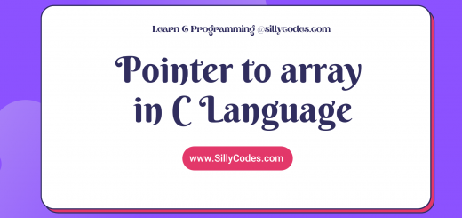pointer-to-array-in-c-language-explanation